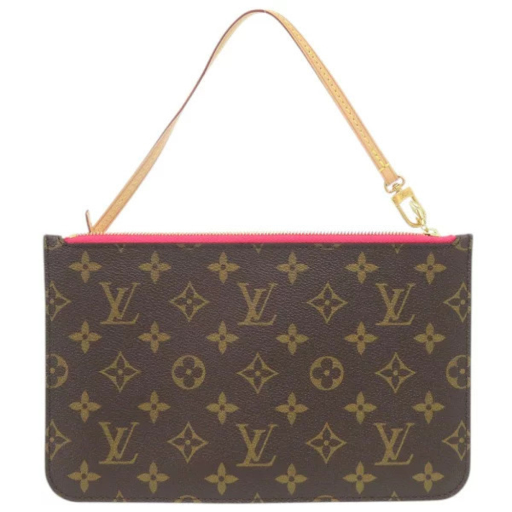 Louis Vuitton Neverfull Pouch Clutch Monogram LV